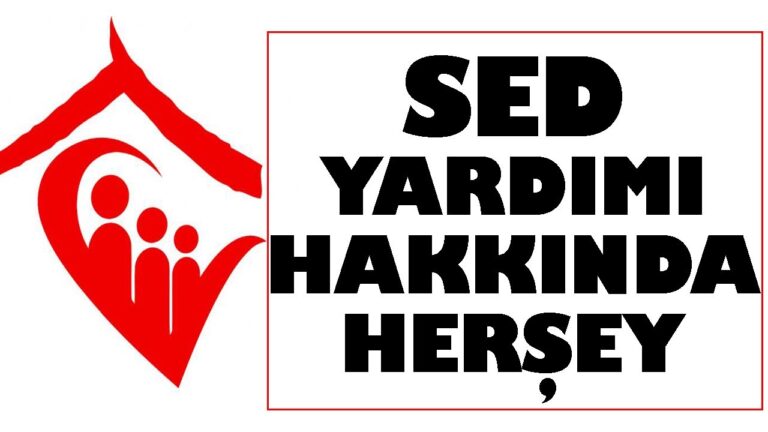 SED Yardımı Nedir? Kimlere Verilir? Başvurusu ve Sorgulama