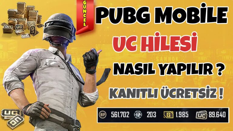PUBG Mobile Uc Hilesi Apk Gerçek Linkli ve Kanıtlı