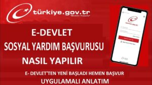 SYDV Başvuru Kayıt Formu ve E-Devlet Başvuru Formu