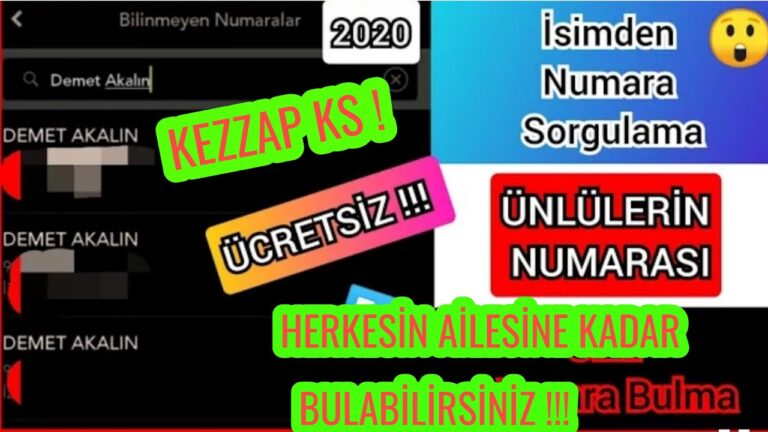 İsimden Telefon Numarası Bulma Ücretsiz Uygulamalar