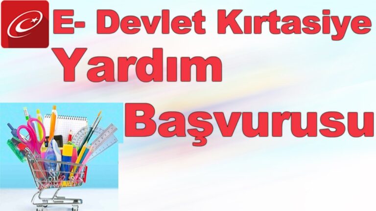 Kırtasiye Yardımı Başvurusu Nasıl Yapılır? Başvuru Formu ve Linki