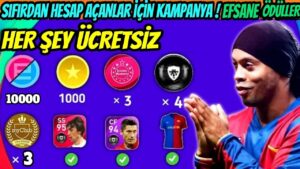 Bedava Pes Mobile Hesapları – Ücretsiz eFootball Hesapları
